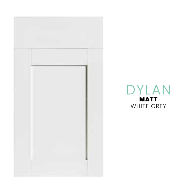Kitchen Door Doc Dylan White Grey