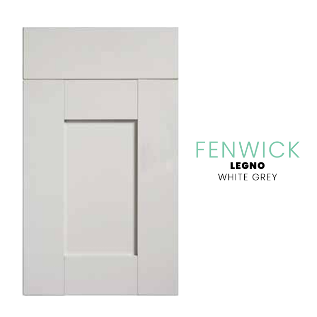 Kitchen Door Doc Fenwick White Grey
