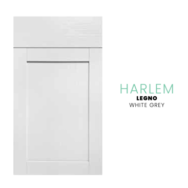 Kitchen Door Doc Harlem White Grey